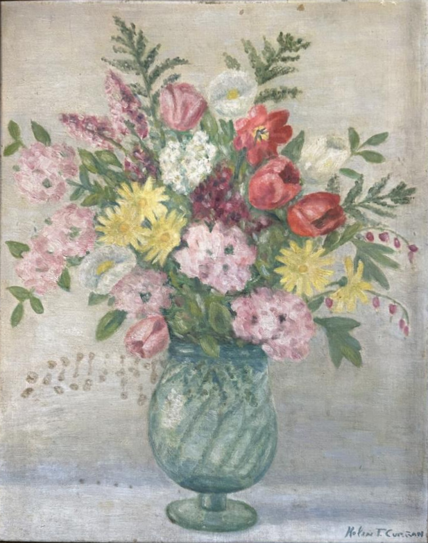 After restoration: Floral Still Life Painting